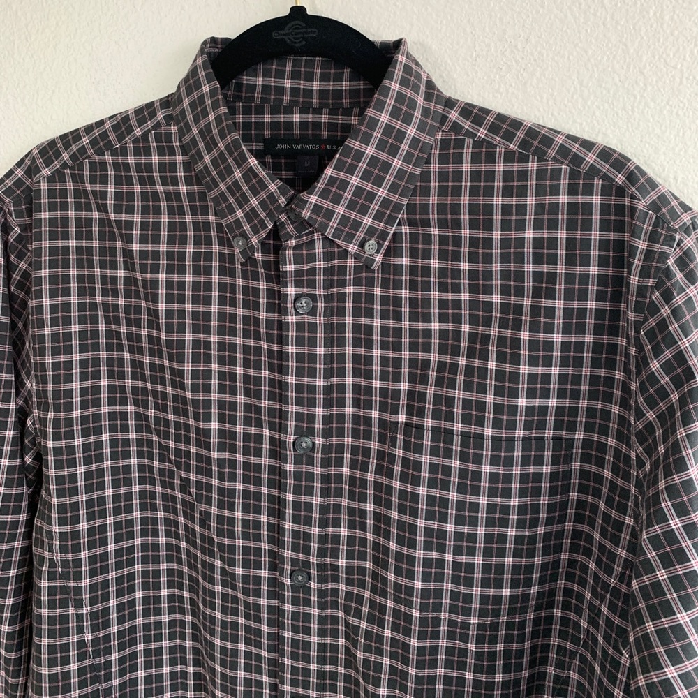 John Varvatos Star USA Roll-up Sleeve Woven Shirt